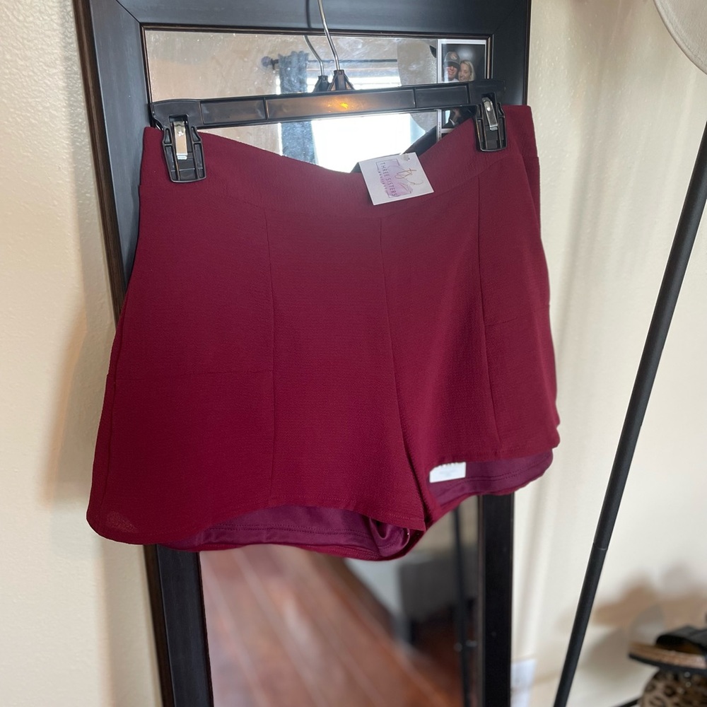 Maroon shorts